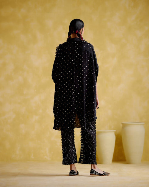 Leander black co-ord set