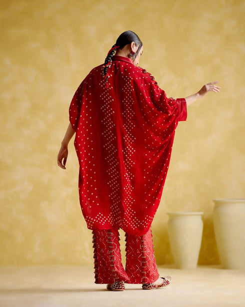 Leander red co-ord set