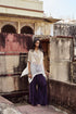Leher gota dhoti set