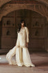 Leher ivory sharara set
