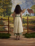 Lumina bone white dress