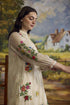 Lumina bone white embroidered kurta