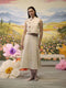 Lumina bone white embroidered waistcoat