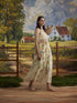 Lumina bone white floral dress