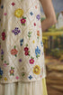 Lumina bone white floral kurta