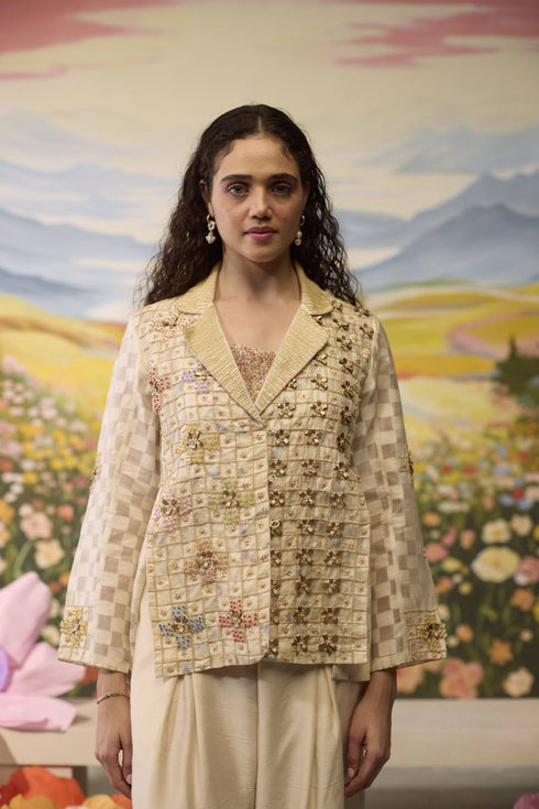 Lumina bone white jacket