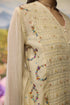 Lumina bone white smocked tunic