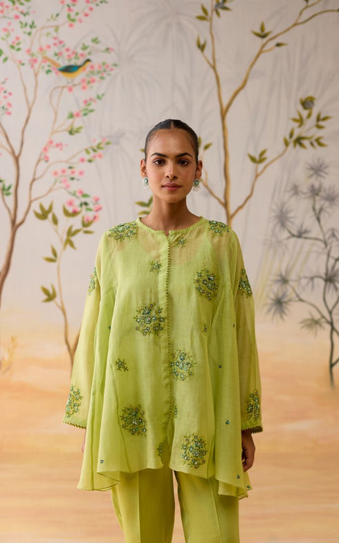 Maanvi green co-ord set