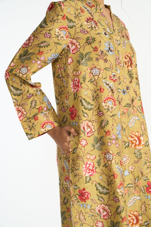 Madhavi gold tunic set