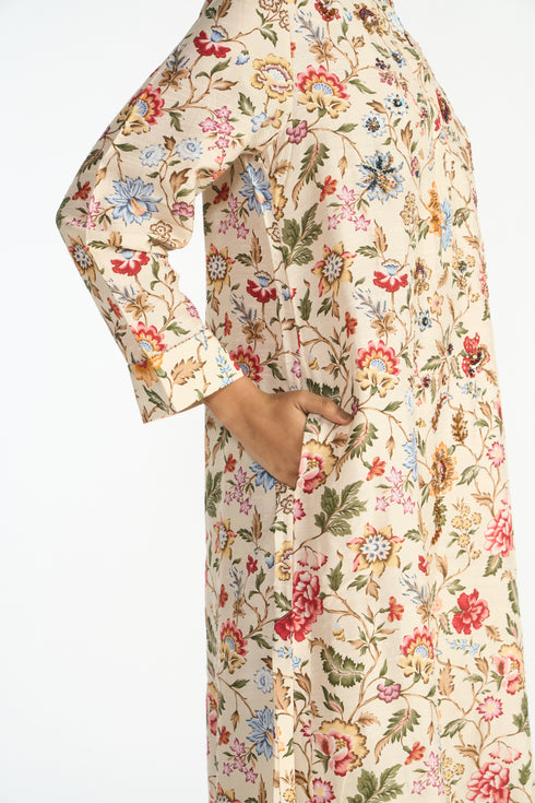 Madhavi ivory tunic set