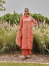 Magnolia thread embroidered kurta set