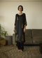 Maitreyi black chaya kurta with pants