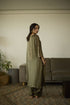 Maitreyi green palm kurta with pants