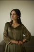 Maitreyi green palm kurta with pants