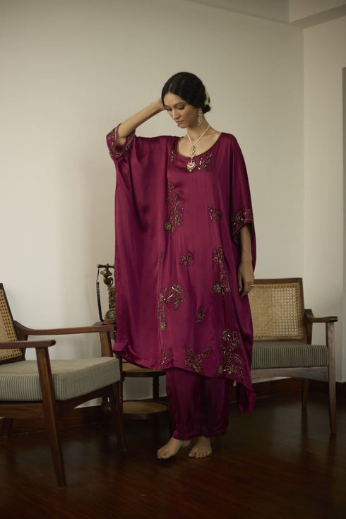 Maitreyi pink arohi kurta with pants