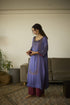 Maitreyi purple diya kurta set