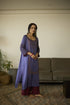 Maitreyi purple diya kurta set