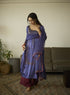 Maitreyi purple diya dupatta