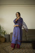 Maitreyi purple diya dupatta