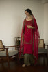 Maitreyi red diya dupatta
