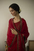 Maitreyi red diya dupatta