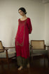 Maitreyi red diya kurta set
