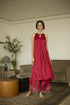 Maitreyi red kurta with pants