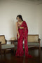 Maitreyi red sari