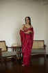 Maitreyi red sari