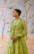 Maliha green kurta set