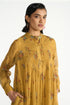 Mallika mustard tunic set