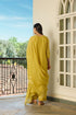 Marigold applique kurta set