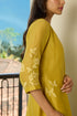 Marigold applique kurta set