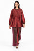 Maroon printed top