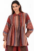 Maroon silk top