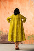 Mavi leaf green jacket with top and skirt