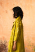 Mavi leaf green jacket with top and skirt