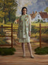 Meadow pista green checkered dress
