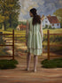 Meadow pista green checkered dress