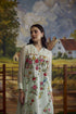 Meadow pista green embroidered kurta