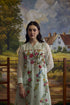 Meadow pista green embroidered kurta