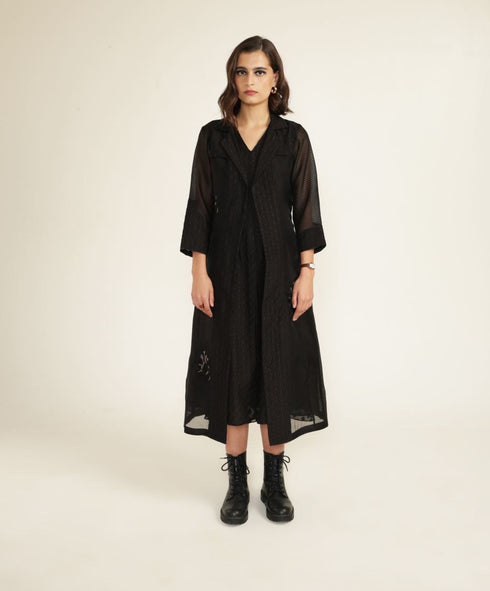 Meadows black jacket with dress