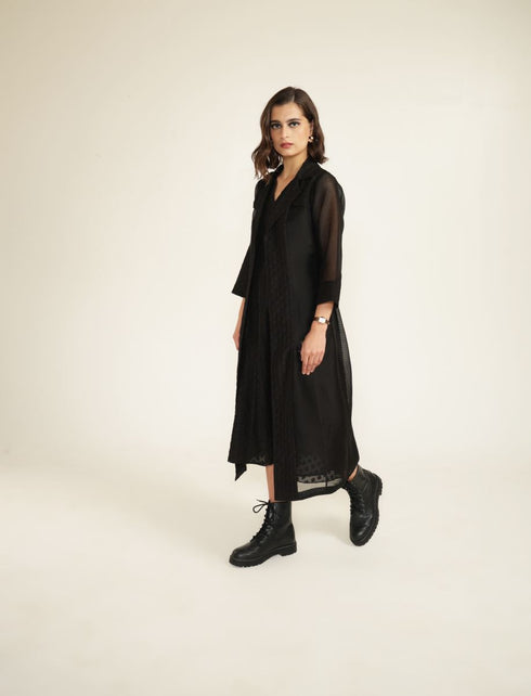 Meadows black jacket with dress