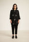 Meadows black shirt with straight pants