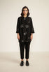 Meadows black shirt with straight pants