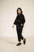 Meadows black shirt with straight pants