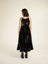 Meadows black tier dress