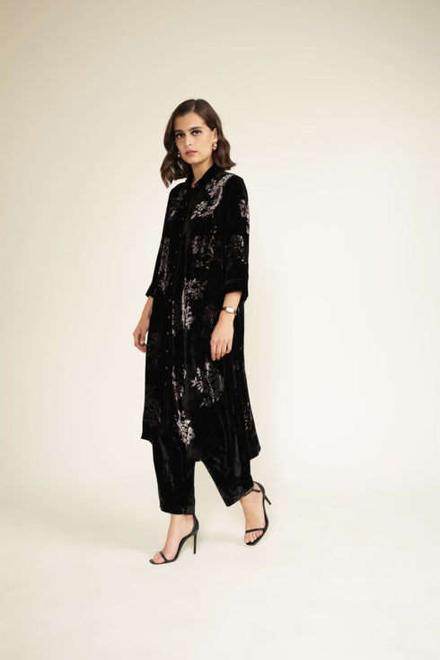 Meadows black tunic and pants