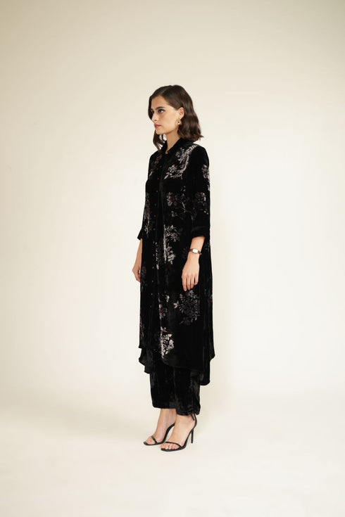 Meadows black tunic and pants