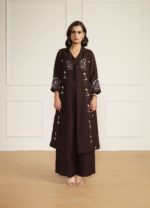 Meadows grape jacket with top and pants